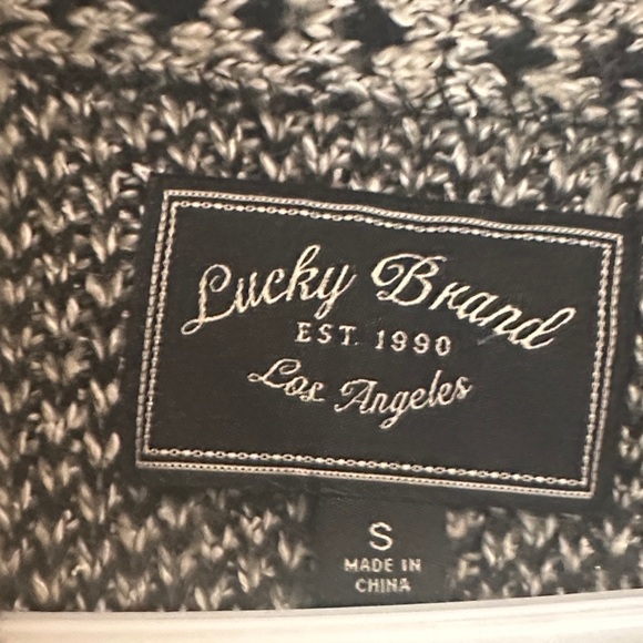 Lucky Brand Monochrome Knit Sweater - Picture 2 of 6